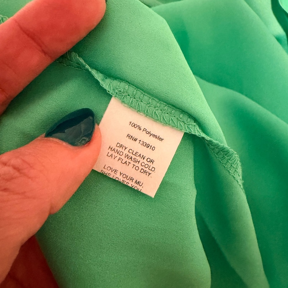 Show Me Your MuMu Vibrant Green Adele Maxi Dress - Picture 11 of 12